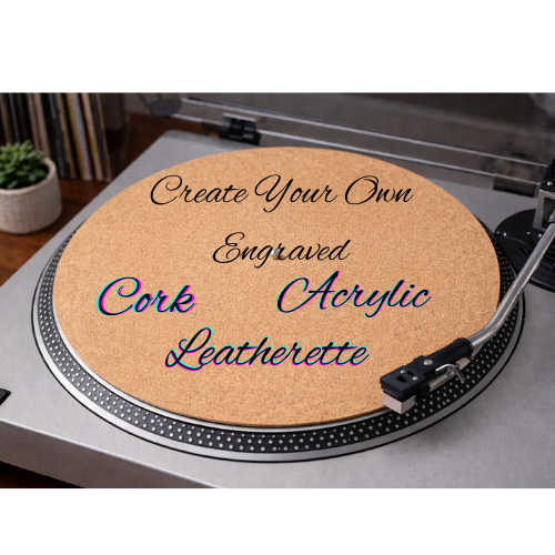 Handcrafted Cork Turntable Platter Mats