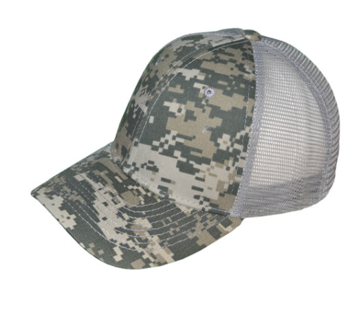 Custom 6-Panel Trucker Hat — Embroidered or Engraved Patch