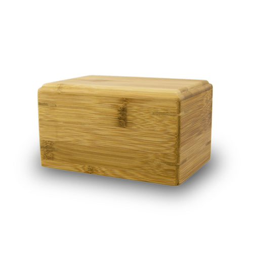 Bamboo Box Cremation Urn (Eco Friendly)