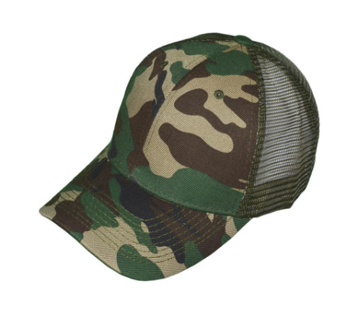 Custom 6-Panel Trucker Hat — Embroidered or Engraved Patch