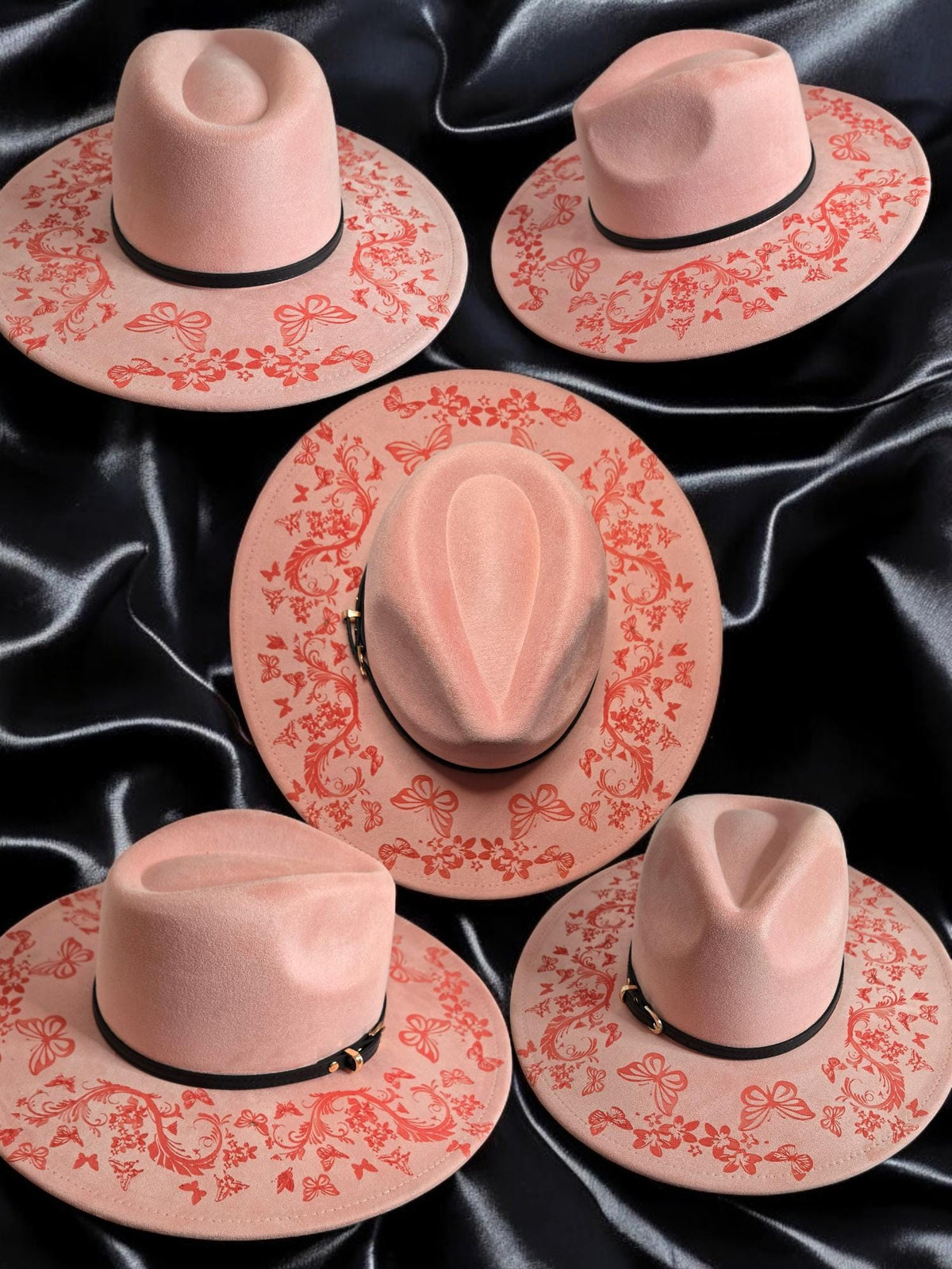 Pyrography/ Burned hats, unique designs.