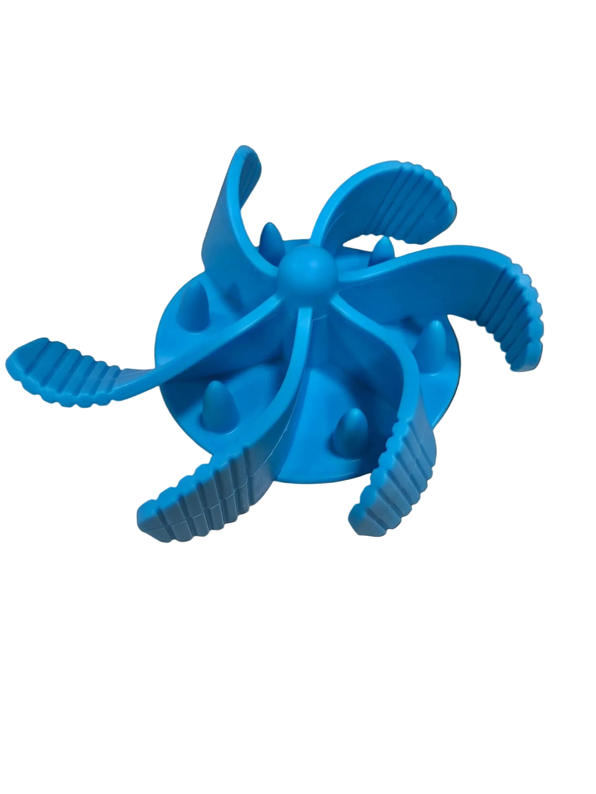 Mountain Imprint Studio blue silicone slow feeder bowl insert with suction base for dogs and cats