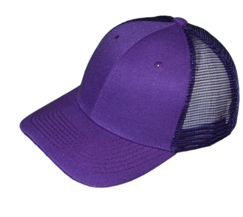Custom 6-Panel Trucker Hat — Embroidered or Engraved Patch